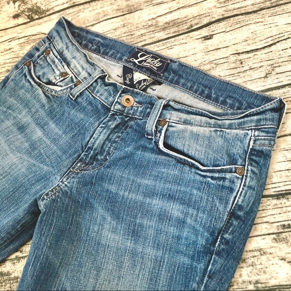 HP💘LUCKY BRAND⚡️Straight Cropped Jeans_4/27 - Picture 3 of 8